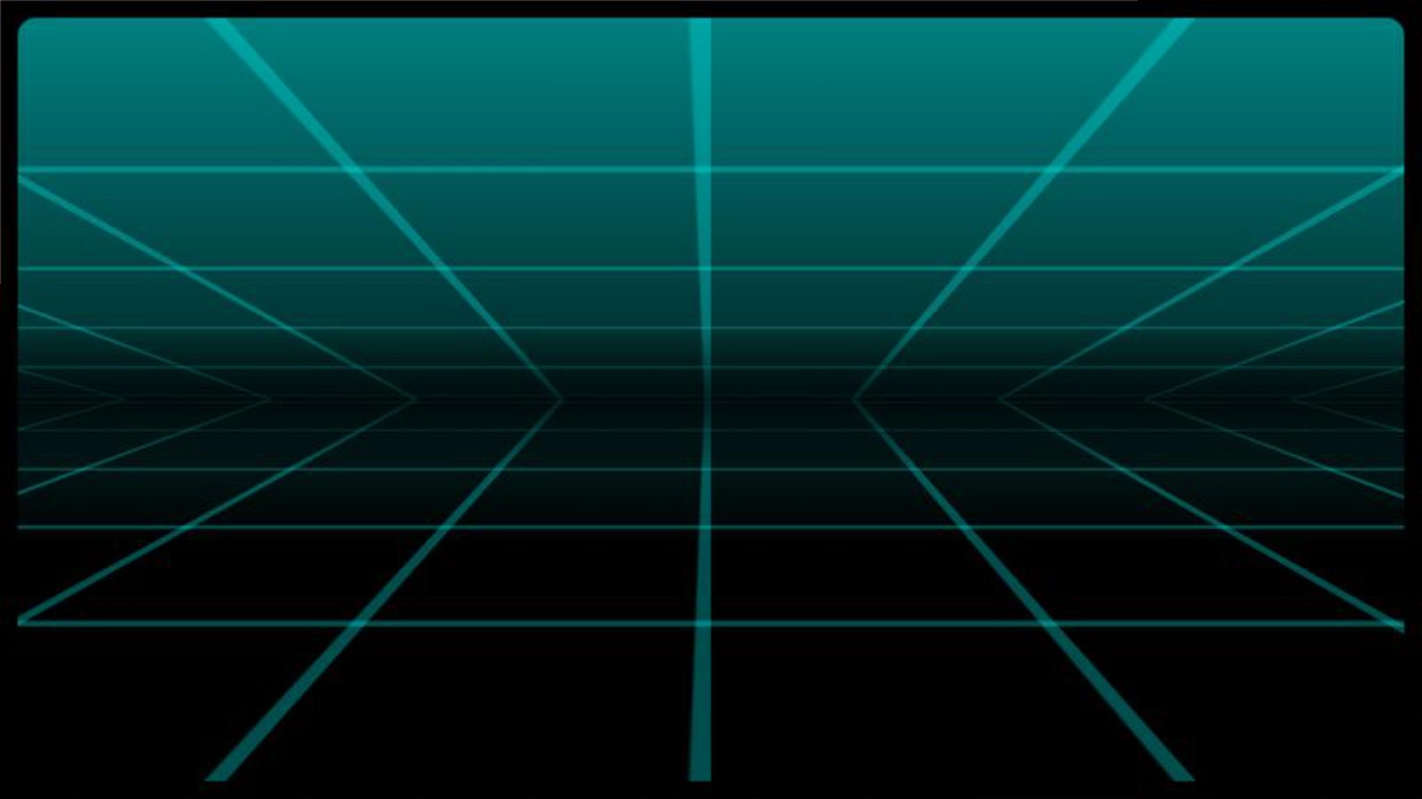 Animated Retro Futuristic Grid